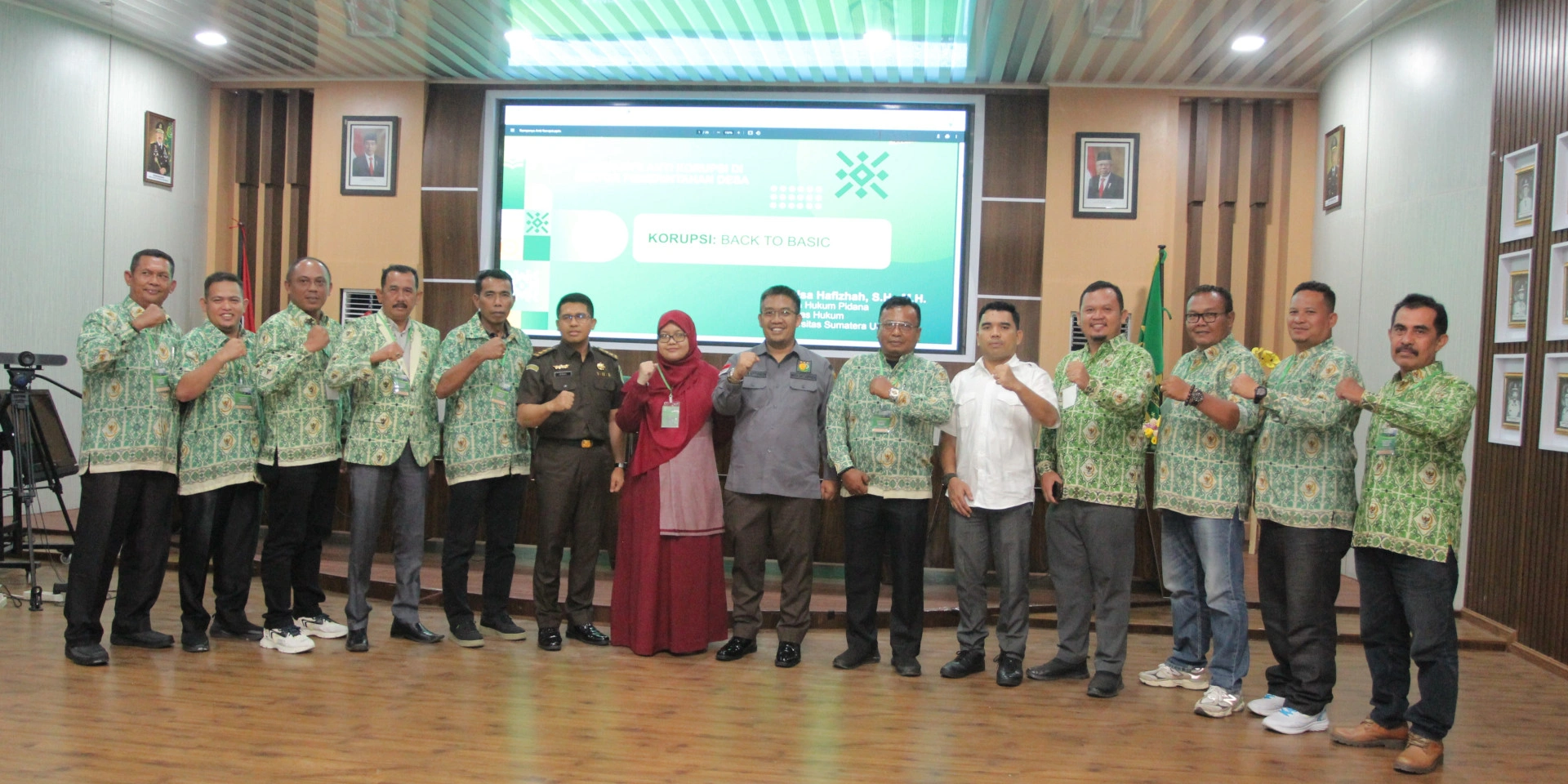 USU Faculty of Law Lecturer as Resource Person for Anti-Corruption Campaign in Village Government Sector